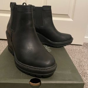 Black ankle boots timberland women size 7